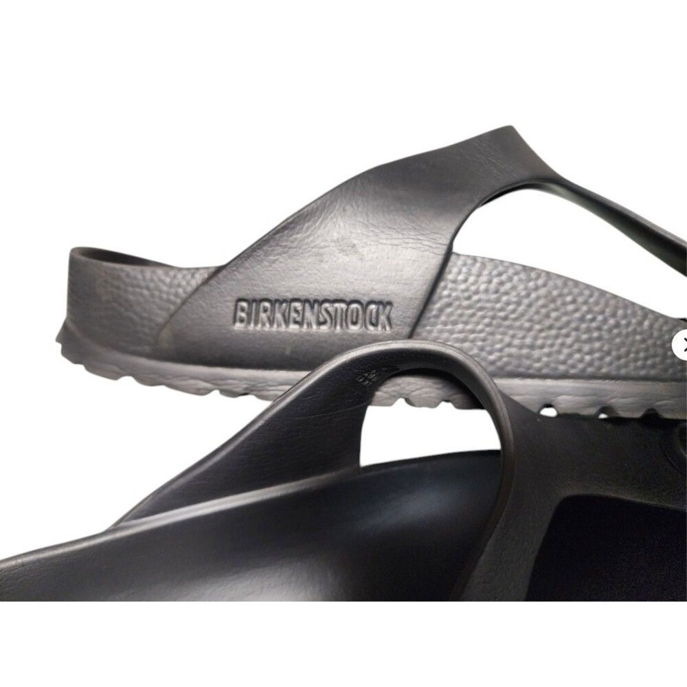 Birkenstock Gizah EVA Sandals Black Size EU 40 US 9 Waterproof - Picture 3 of 8